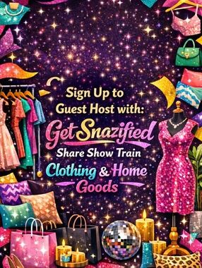 SIGN UP TO BE A GUEST HOST ON THE Get Snazified SUNDAY SHARE SHOW TRAIN